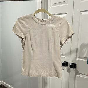 Elegant Cream Women's Top